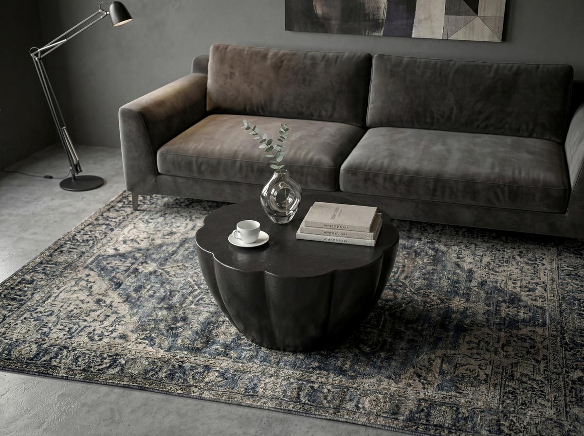 COUCHTISCH Schwarz B: 60cm - Schwarz, Design, Metall (60/60/36cm) - MID.YOU
