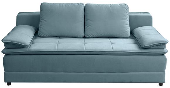 Schlafsofa Alice - Türkis/Schwarz, MODERN, Textil (202/73-92/105cm) - Luca Bessoni