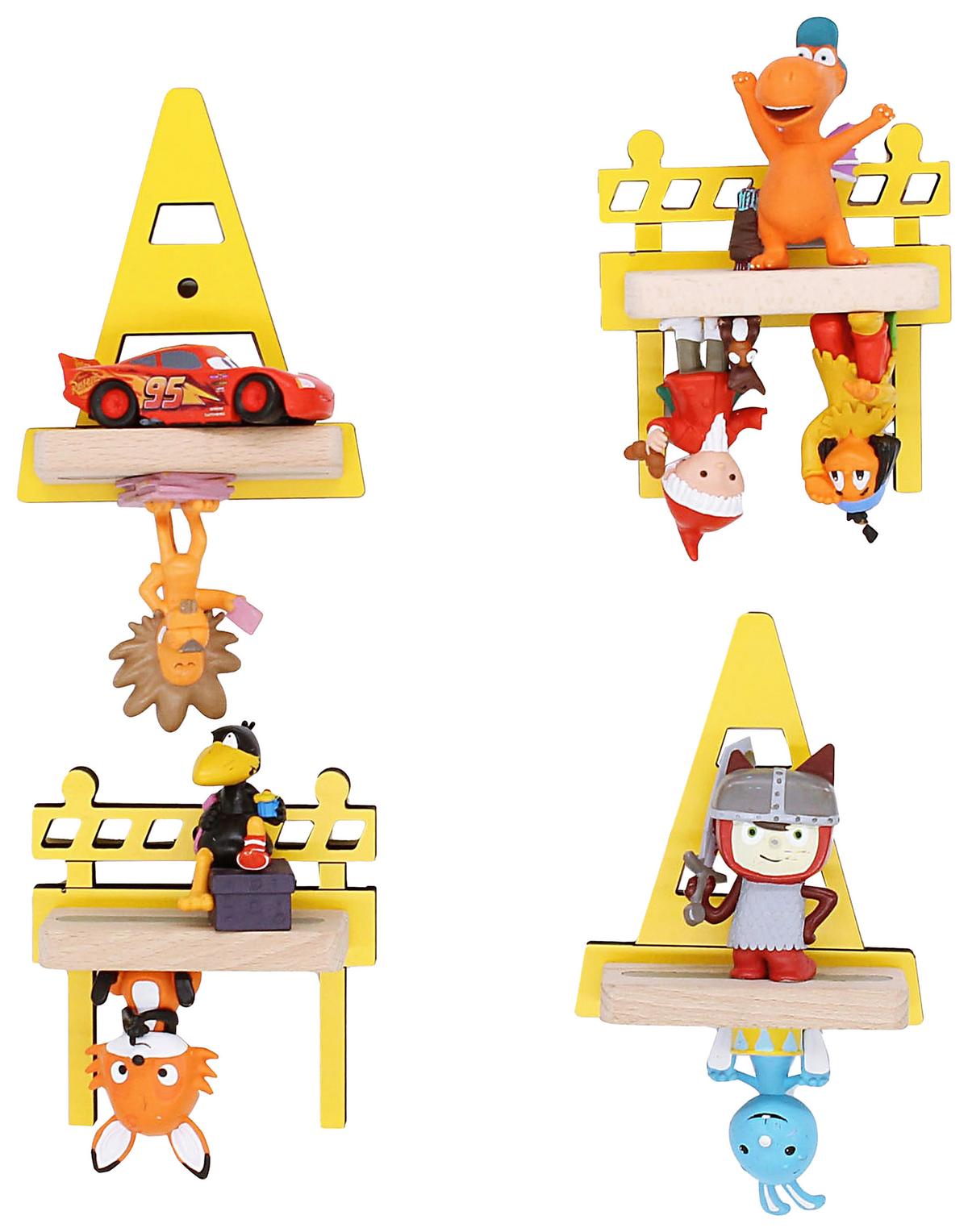 Kinderregal Boarti Gelb B: 13,5 cm - Gelb, MODERN, Holzwerkstoff (13,5/10,5/5cm) - MID.YOU