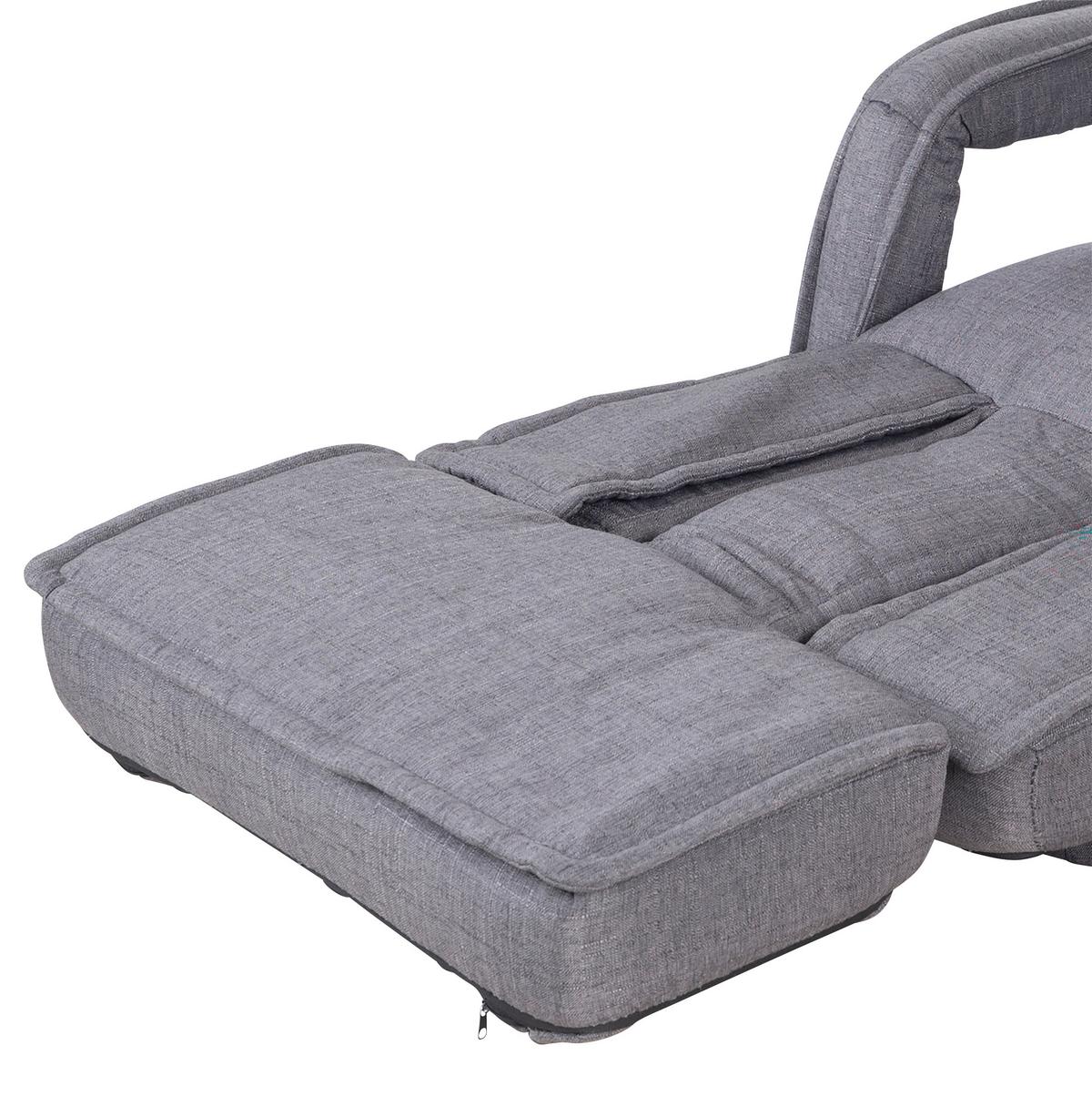 Polstersessel Mit Armlehnen Minecraft Stoffbezug Grau - Grau, MODERN, Textil/Metall (62/80/60cm) - Minecraft