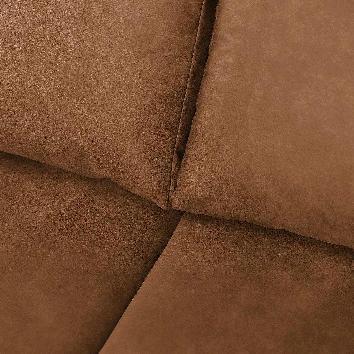 Ecksofa Grenwood Cognac S: 144x200 cm - Cognac/Braun, Design, Textil (144/200cm) - MID.YOU