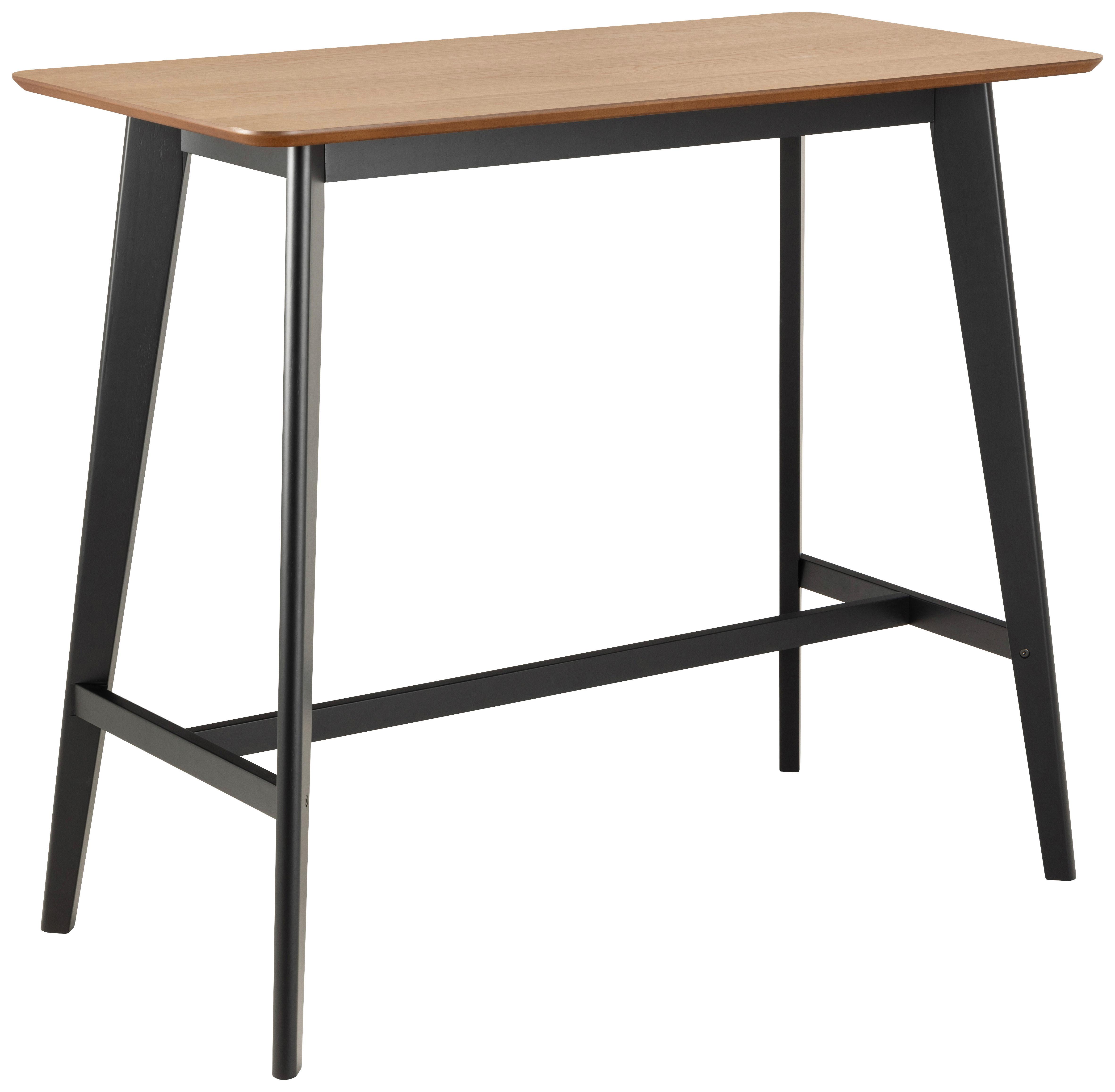 Bartisch Roxby 0000099113 - Eichefarben/Schwarz, Trend, Holz/Holzwerkstoff (120/105/60cm) - MID.YOU