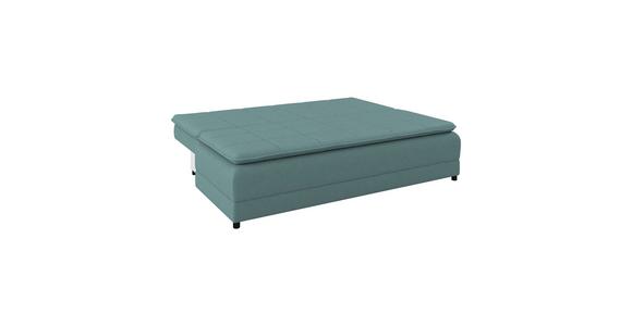 Schlafsofa Alice - Türkis/Schwarz, MODERN, Textil (202/73-92/105cm) - Luca Bessoni