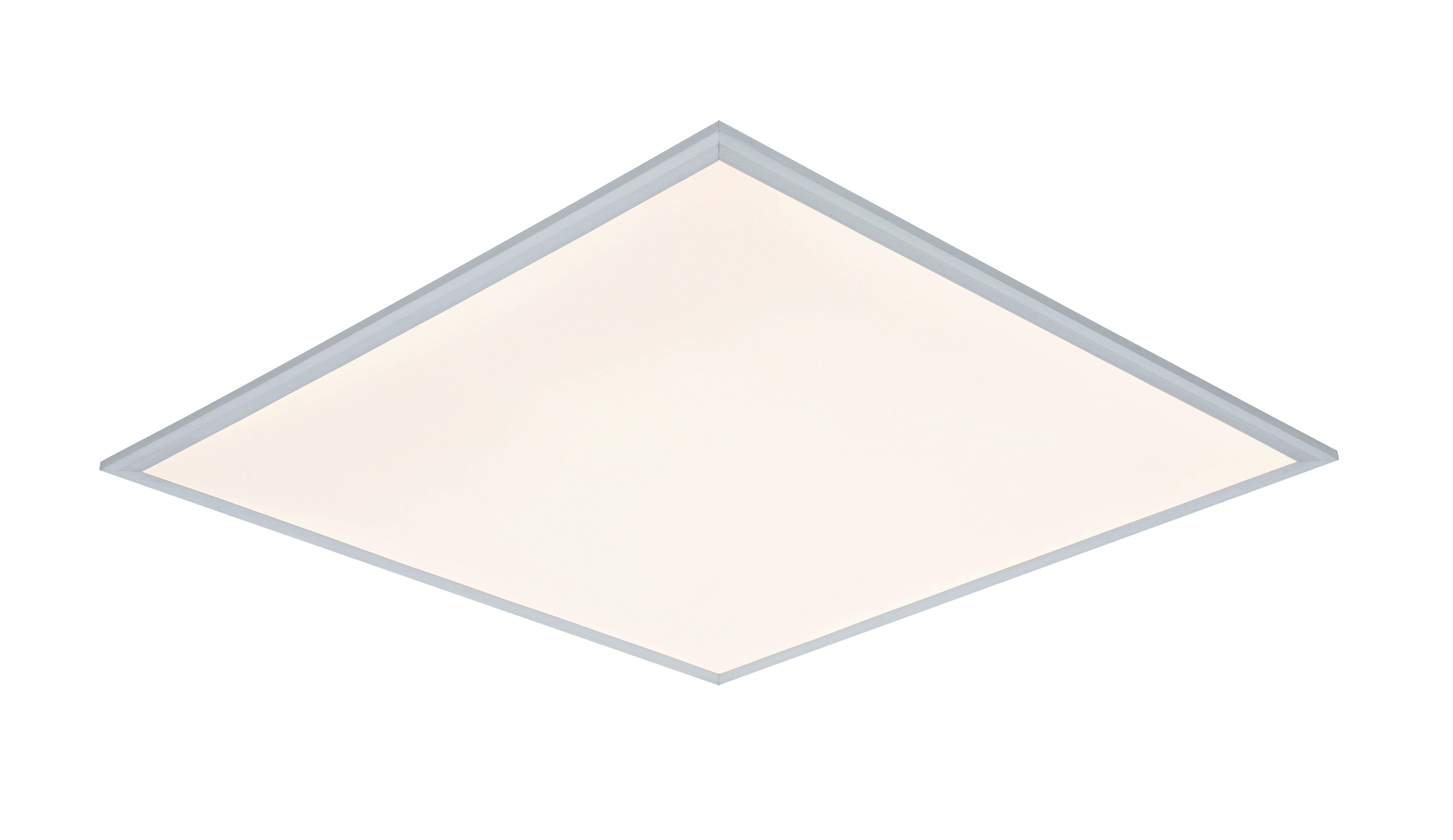 STROPNÍ LED SVÍTIDLO CORNELIUS -AKT- - bílá/barvy stříbra, Moderní, kov/plast (60/60/7,5cm) - Mömax
