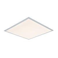 STROPNÉ LED SVIETIDLO CORNELIUS -AKT- - biela/strieborná, Modern, kov/plast (60/60/7,5cm) - Mömax