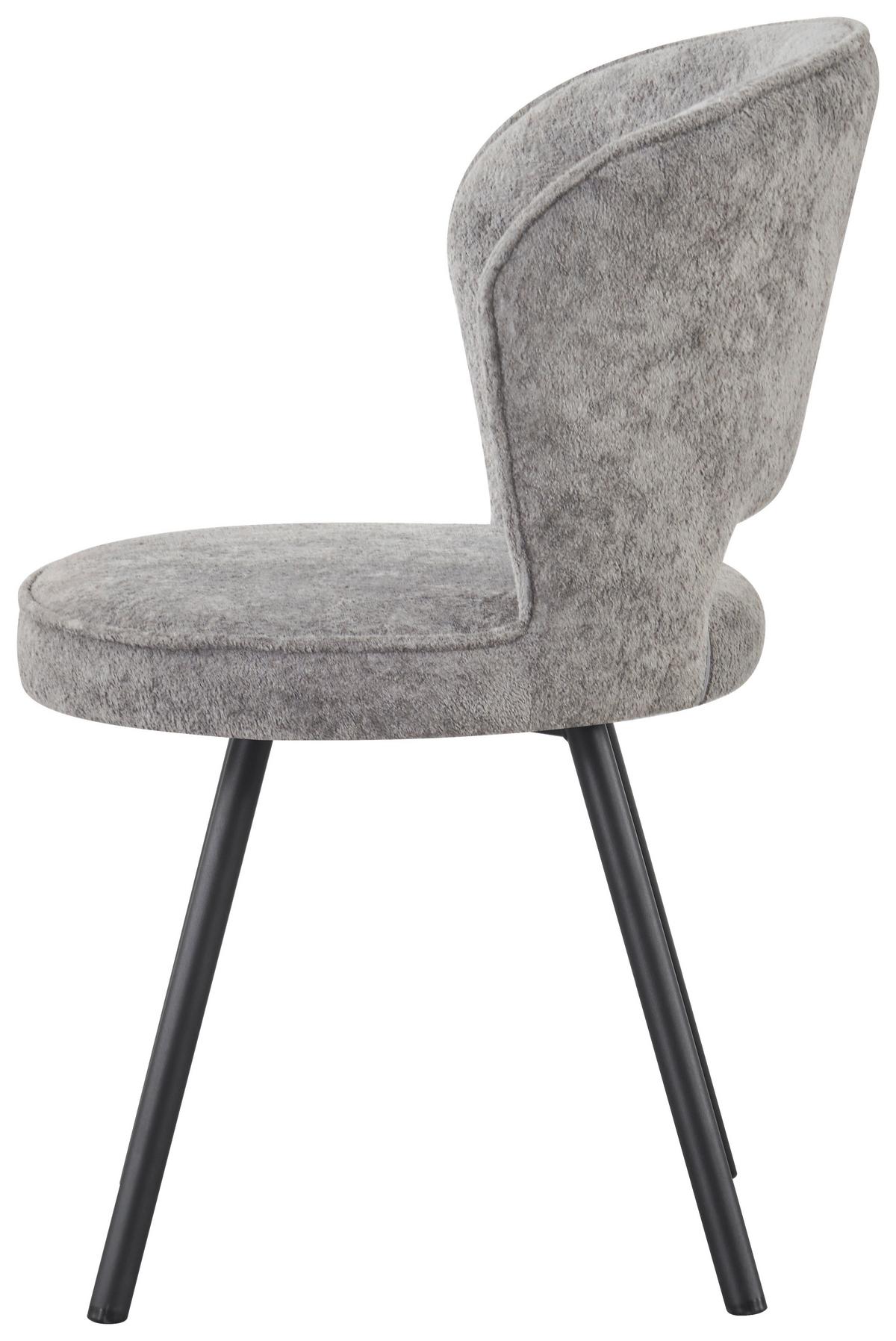 STOLIČKA MINA - čierna/tmavosivá, Design, kov/drevo (52/86/61cm) - Mömax