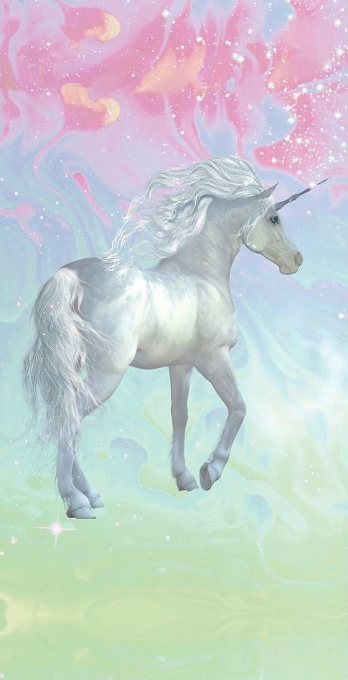 Strandtuch Unicorn Multicolor 75x150 Cm - Multicolor, Trend, Textil (75/150cm)