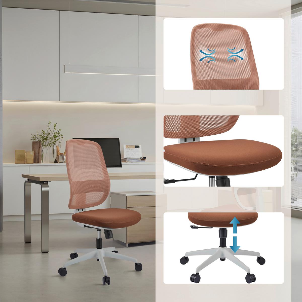 DREHSTUHL Minoro Taupe B: 55cm - Taupe/Weiß, MODERN, Kunststoff/Textil (55/112/59cm) - MID.YOU