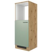 SKRINKA NA VSTAVANÉ SPOTREBIČ CARA DBK 1657 - čierna/zelená, Konventionell, kov/kompozitné drevo (60/168,5/60cm) - FlexWell