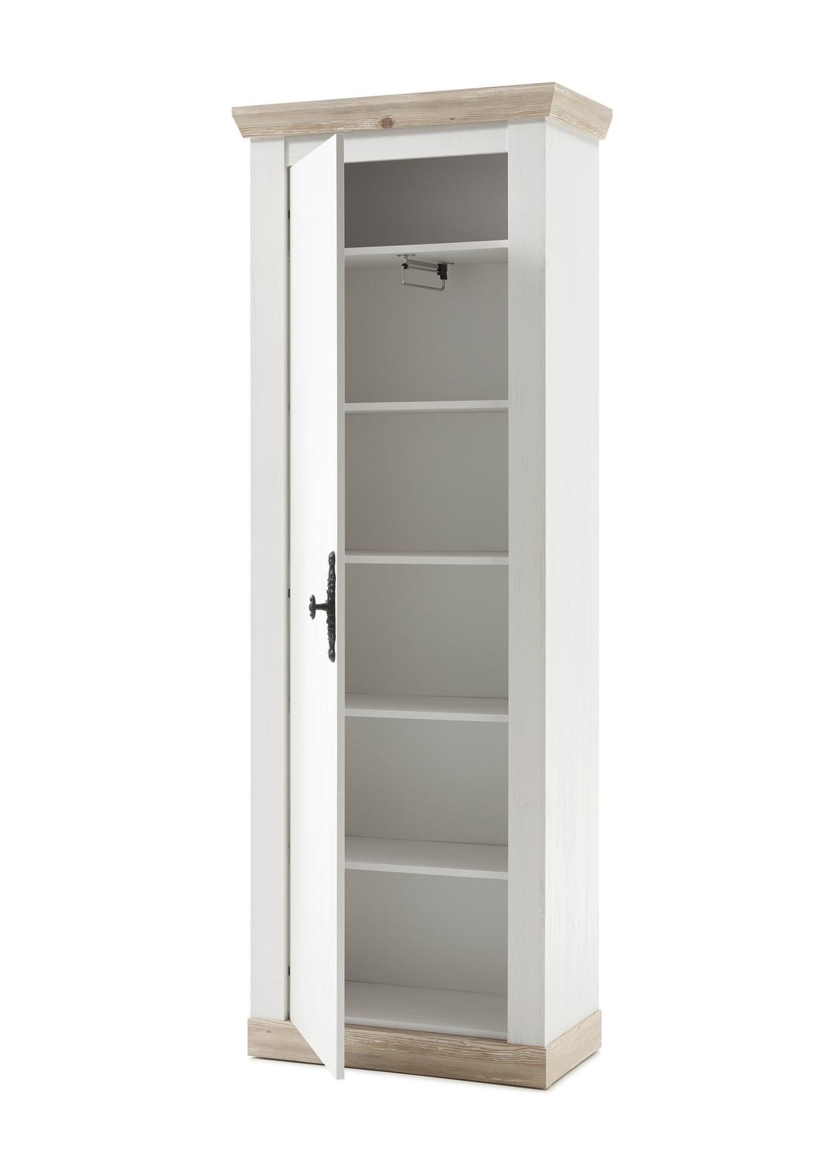 Garderobe Florenz Pinienfarben/Hellbraun 190 cm - Hellbraun/Pinienfarben, Design, Holzwerkstoff (190/201/45cm) - MID.YOU