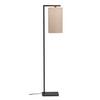 Stehlampe Boston Schwarz/ Hellbeige 1-Flammig - Beige/Schwarz, Basics, Textil/Metall (35/160cm) - It's about Romi