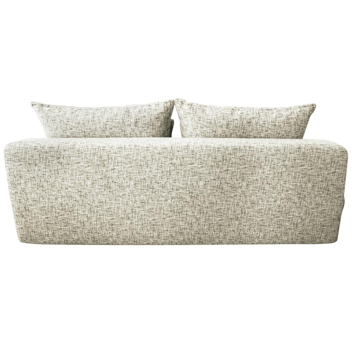 Schlafsofa Paros Beige B: 214 Cm - Beige/Schwarz, Design, Textil (214/96/105cm) - MID.YOU