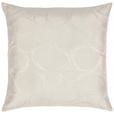 Zierkissen Sabrina 45x45 cm Polyester Creme mit Zipp - Creme, MODERN, Textil (45/45cm) - Luca Bessoni