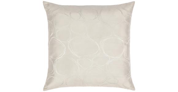 Zierkissen Sabrina 45x45 cm Polyester Creme mit Zipp - Creme, MODERN, Textil (45/45cm) - Luca Bessoni