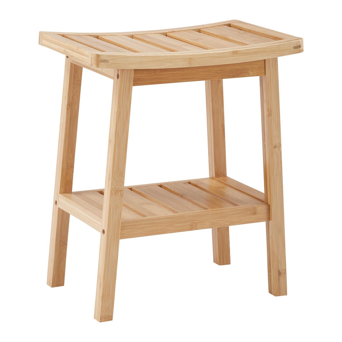 Taburet BONNY přirodní barvy - přírodní barvy, Moderní, přírodní materiály (45/46/25cm) - P & B
