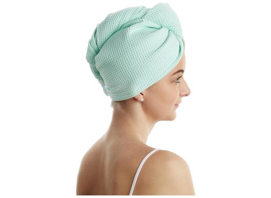 Vlasový Turban Shanty - modrá/sivá, textil (25/63cm) Vlasový Turban Shanty - modrá/sivá, textil (25/63cm)