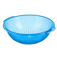 Küchensieb Ela aus Kunststoff D: 29 cm, blau - Blau/Transparent, KONVENTIONELL, Kunststoff (29/10.5cm)