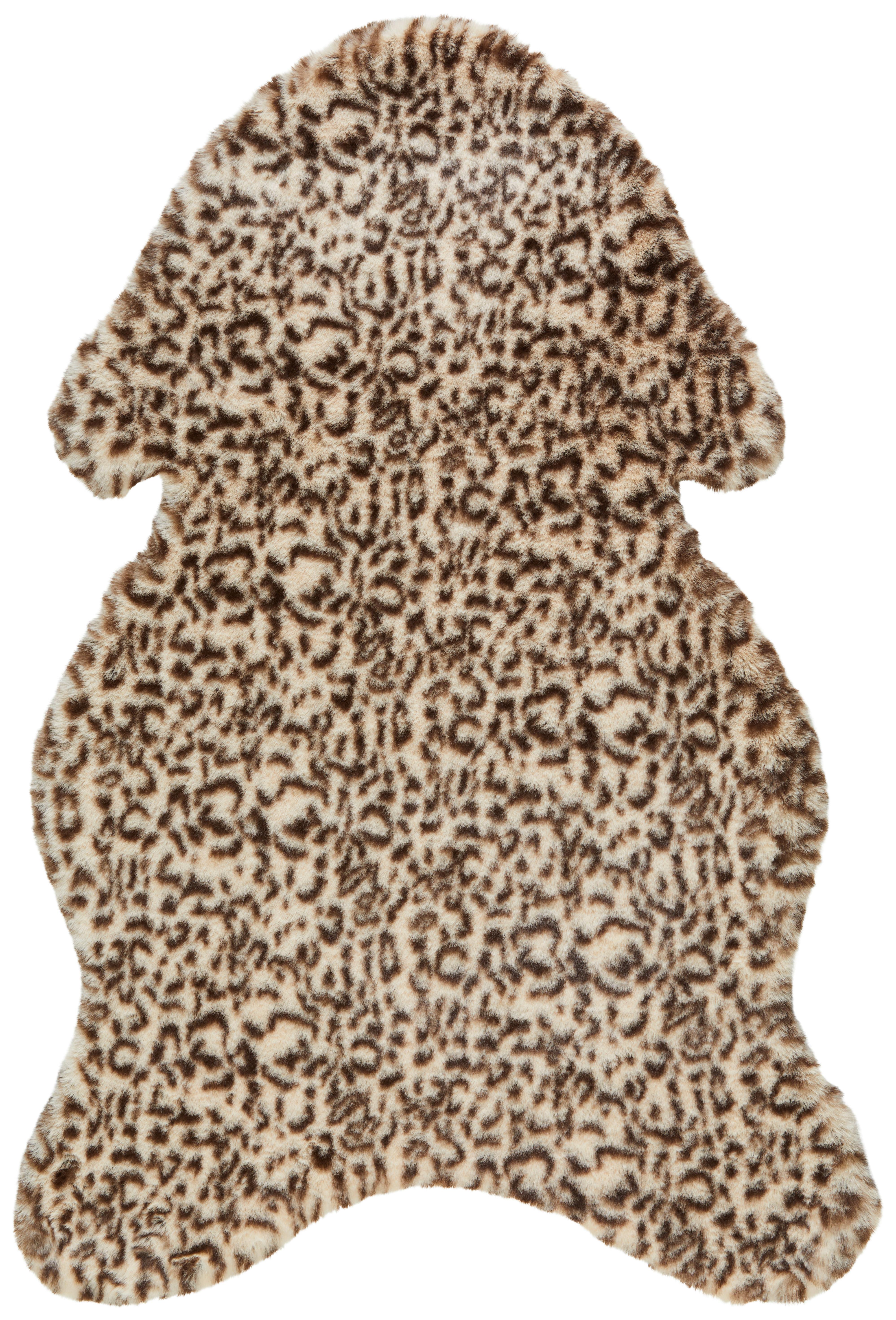 KUNSTFELL Braun Leo, waschbar - Braun, ROMANTIK / LANDHAUS, Textil (90/60cm) - James Wood