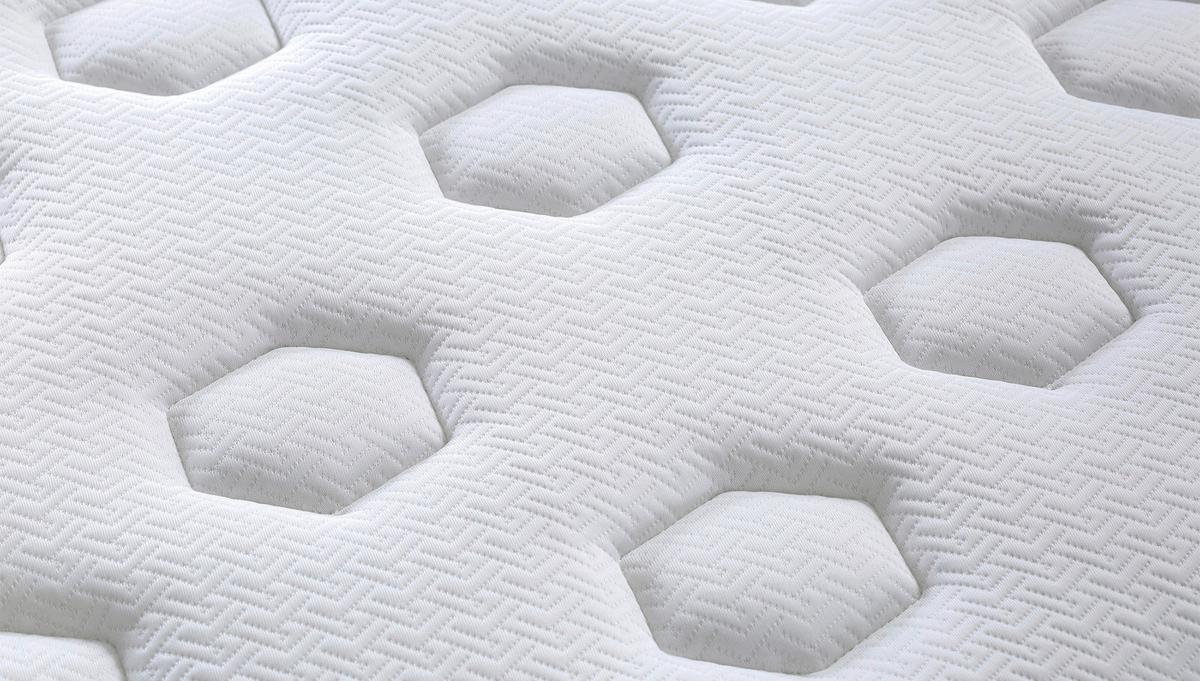 Taschenfederkernmatratze COOL & WOOL 90x200cm H3 H:28cm - Weiß/Grau, Basics, Textil (90/200cm) - Yatas