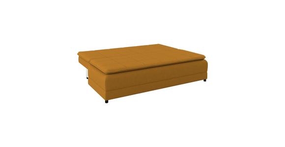 Schlafsofa Alice - Gelb/Schwarz, MODERN, Textil (202/73-92/105cm) - Luca Bessoni