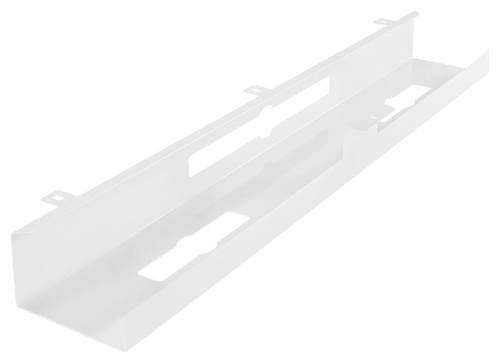Káblový kanál Bílý - bílá, Basics, kov (80/13/7cm) - MID.YOU