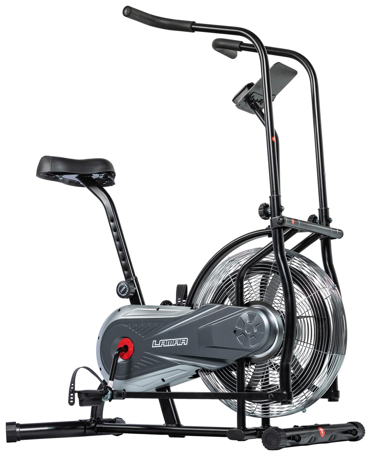 Heimtrainer Luftheimtrainer Lht 15 - Schwarz/Grau, KONVENTIONELL, Metall (111/61/136cm)