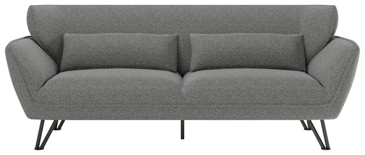 3-sitzer-sofa Medina - Anthrazit, MODERN, Textil (228/81/89cm) - MID.YOU