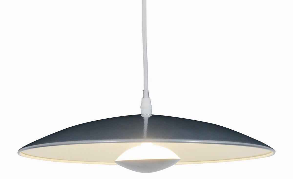 Led-hängeleuchte Oslo H: 125 Cm - Silberfarben, Design, Metall (34/125cm) - Näve