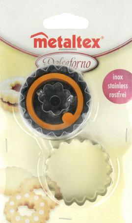 Linzer Kiszúró Dolceforno - fém (10/5/3,8cm) - Metaltex