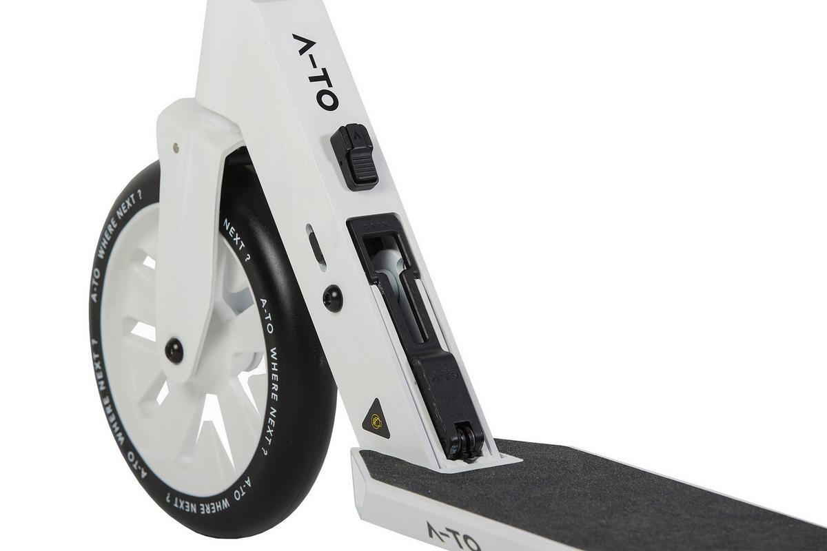Kickscooter Ultimo Weiß Ø 200 mm - Weiß, KONVENTIONELL, Metall