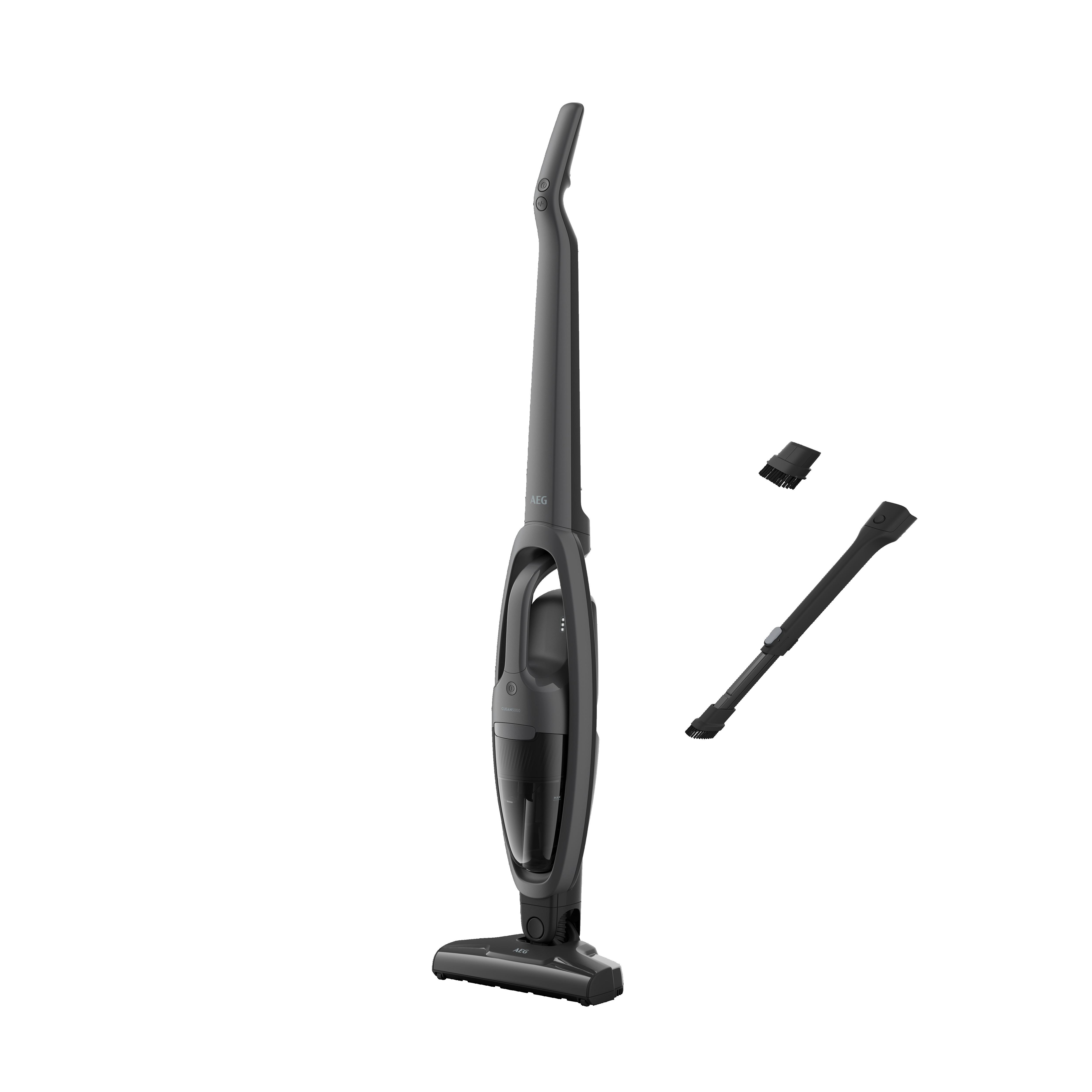 Akku-bodenstaubsauger Clean 5000 - Dunkelgrau, Basics, Kunststoff (25,5/110,5/14cm)