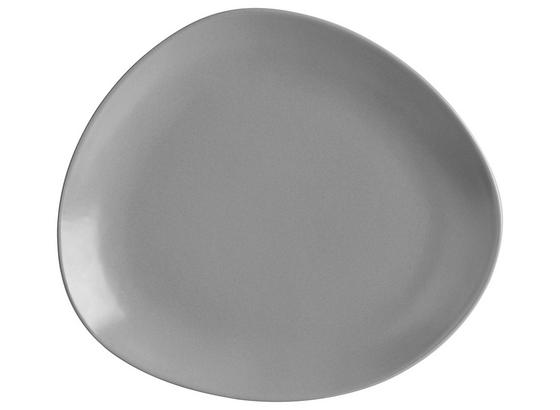 Plytký Tanier Nele - sivá, Moderný, keramika (26,3/23/2,5cm) - Premium Living Plytký Tanier Nele - sivá, Moderný, keramika (26,3/23/2,5cm) - Premium Living