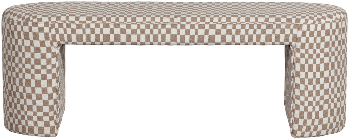 Sitzbank Jacob Sandfarben B: 130 Cm - Sandfarben, Design, Textil (130/46/46cm) - Livetastic