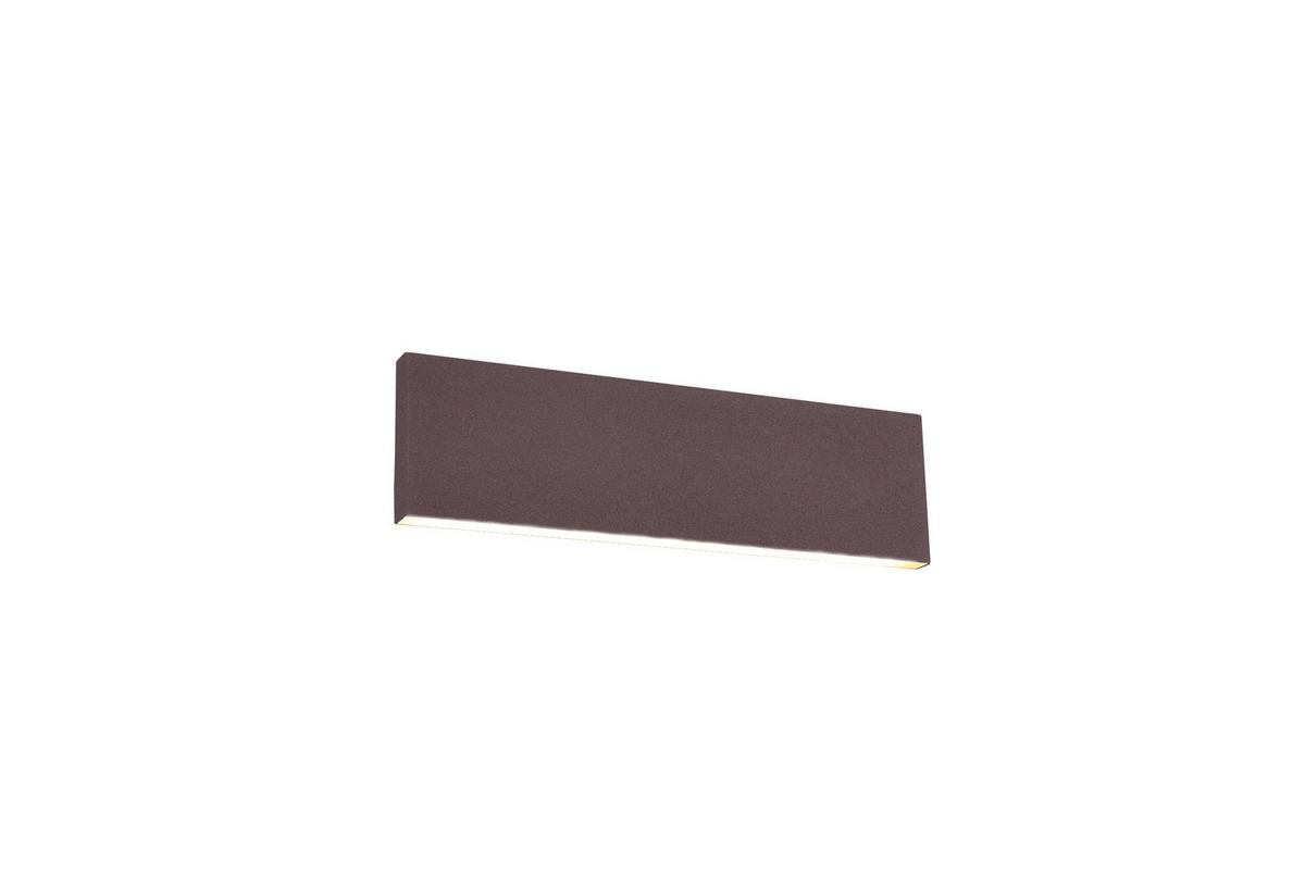 LED-Wandleuchte 225172924 Concha - Rostfarben/Weiß, KONVENTIONELL, Kunststoff/Metall (28/8/4,5cm) - Trio Leuchten