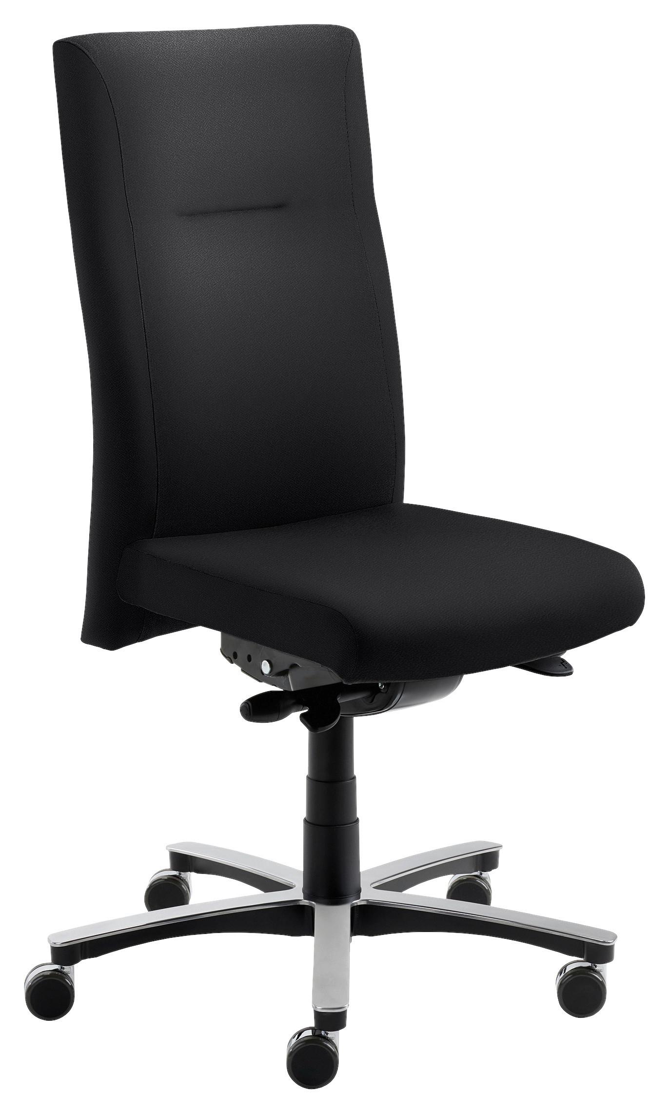 Drehstuhl My New Vision Schwarz B: 65 cm - Schwarz/Alufarben, MODERN, Holz/Kunststoff (65/108-119/62cm) - MID.YOU
