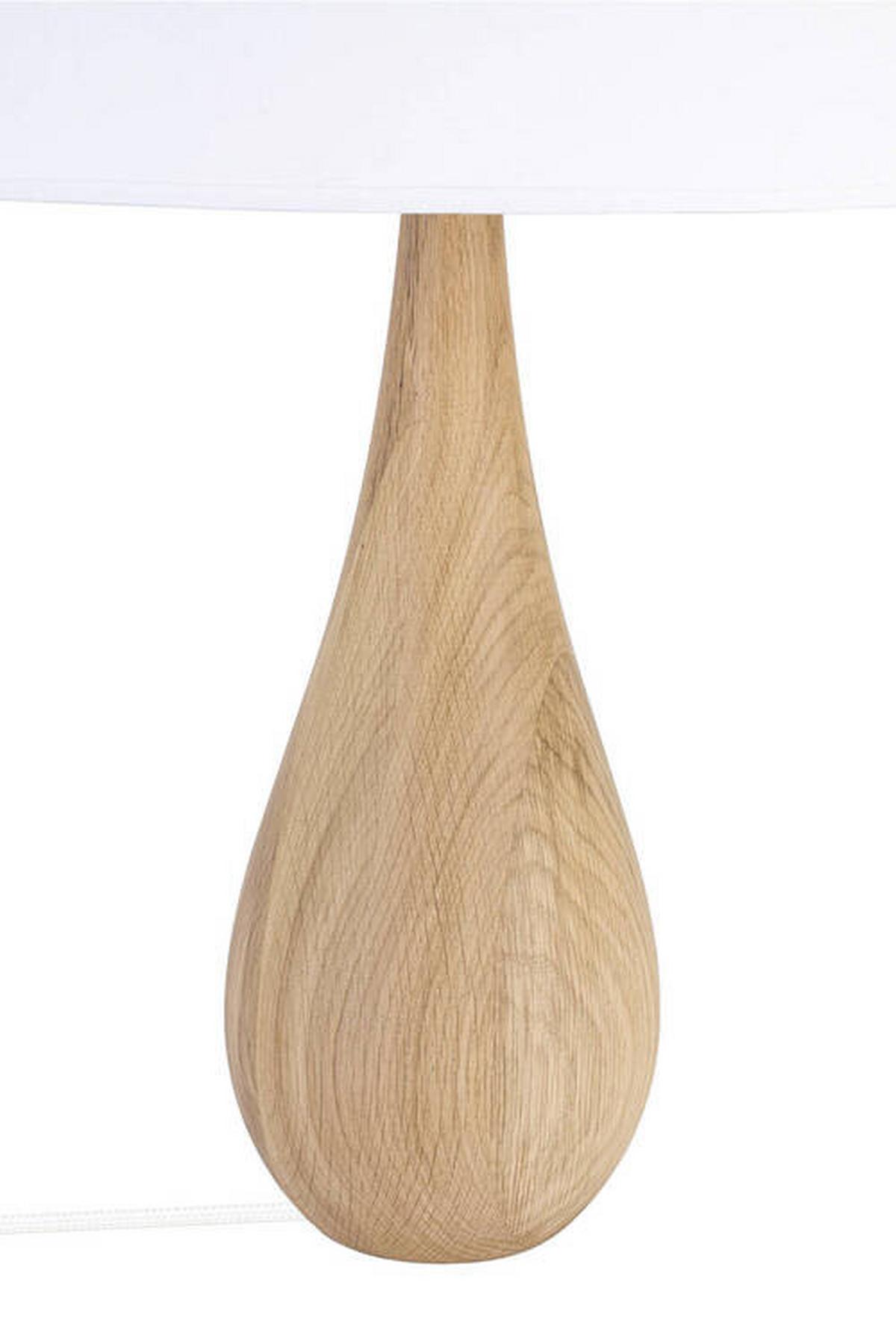 Tischleuchte 4112245 Vase - Eiche - Eichefarben, Natur, Holz (40/64cm)