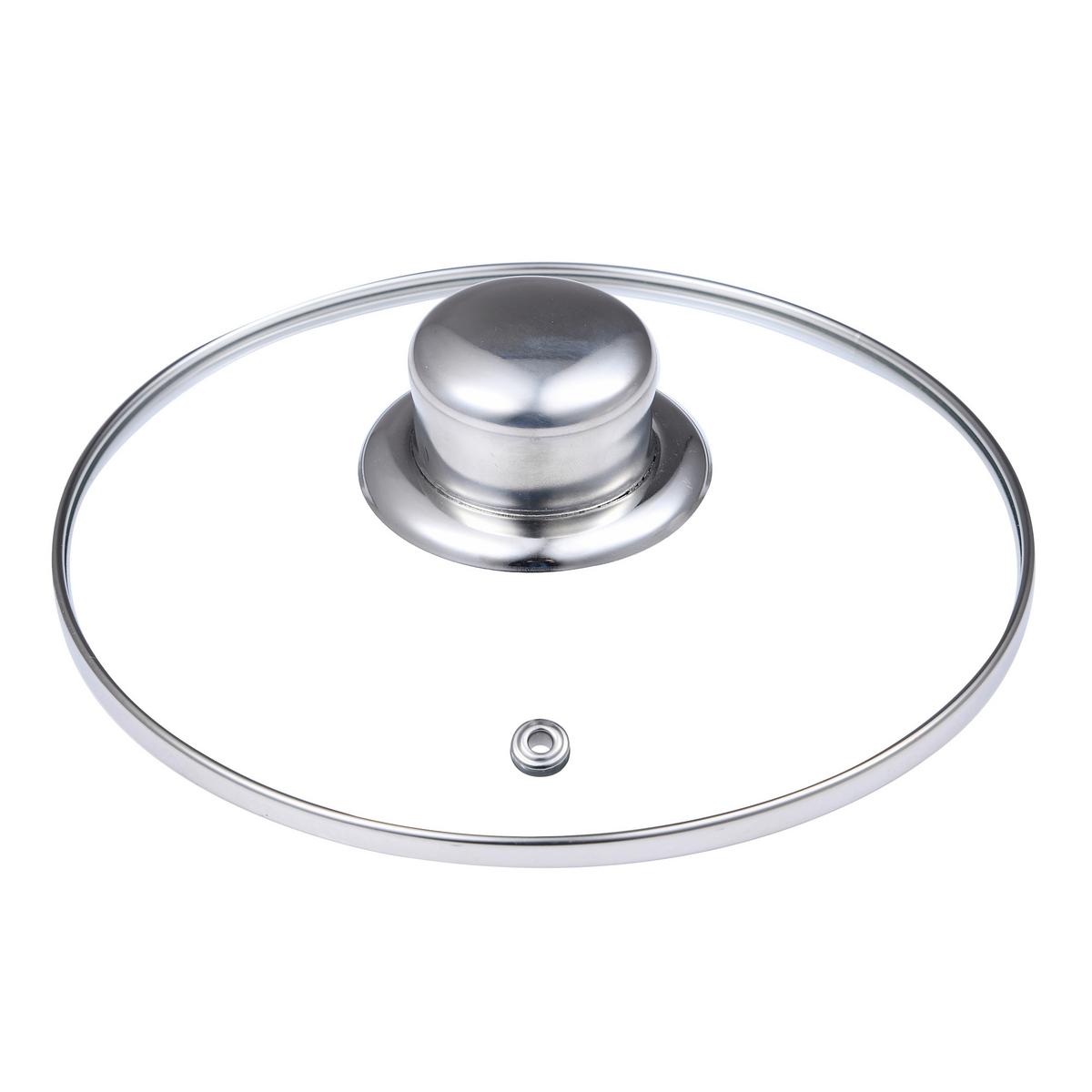 Kochtopfset Edelstahl 9-Teilig - Edelstahlfarben/Transparent, Basics, Metall (27,5/48,5/20,5cm)