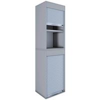 Aktrenschrank Aktos XL Grau B: 50 cm - Grau, MODERN, Holzwerkstoff/Kunststoff (50/186/40cm) - MID.YOU