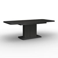 ROZŤAHOVACÍ STÔL AMADO 200X90 CM - čierna/farba vlašského orecha, Modern, kov/drevo (200/76/90cm) - Bessagi Home