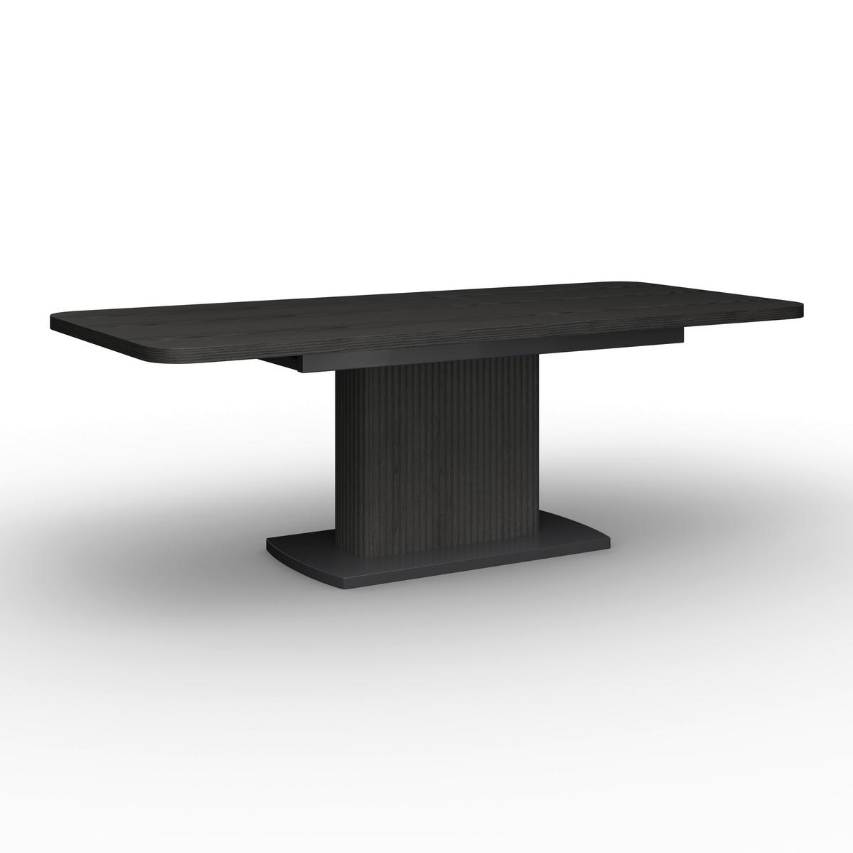 ROZŤAHOVACÍ STÔL AMADO 200X90 CM - čierna/farba vlašského orecha, Modern, kov/drevo (200/76/90cm) - Bessagi Home