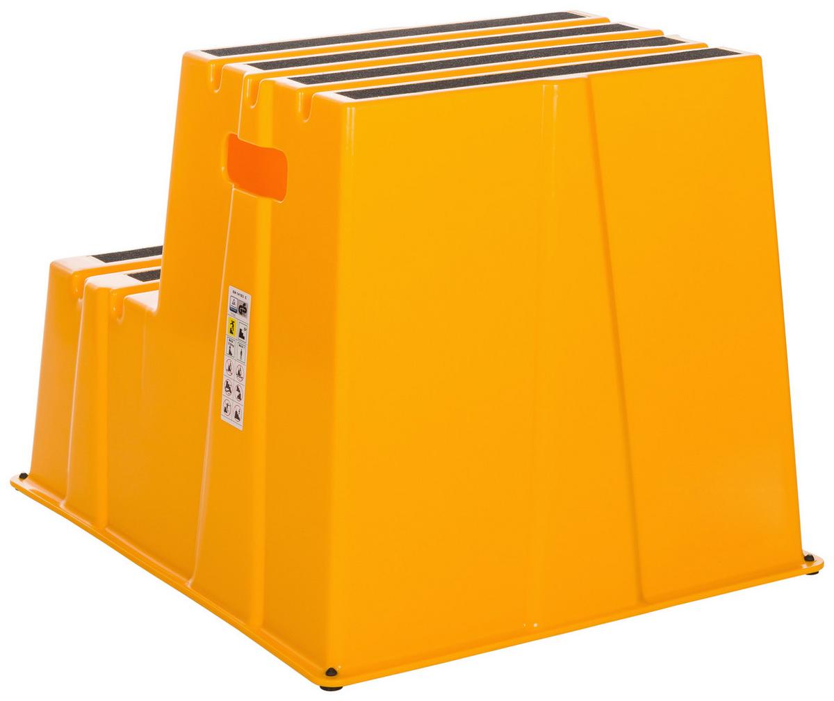 Tritthocker Tio-E2 - Gelb, Basics, Kunststoff (57/51/65cm) - MID.YOU