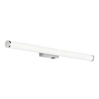 Led Bad-wandleuchte Mattimo Ip44 Mit Schalter, 1-Flammig - Chromfarben/Weiß, Basics, Kunststoff/Metall (80/5,5cm) - Trio Leuchten