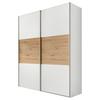 Schwebetürenschrank 167cm Includo Weiß/artisan Eiche - Weiß/Eiche Artisan, Design (167/222/68cm) - MID.YOU