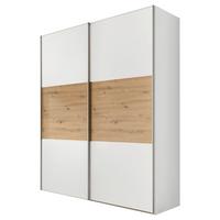 Schwebetürenschrank 167cm Includo Weiß/artisan Eiche - Weiß/Eiche Artisan, Design (167/222/68cm) - MID.YOU