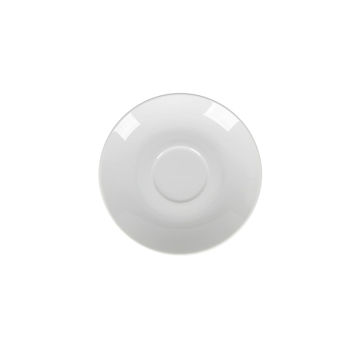 Untertasse Finola - Weiß, Basics, Keramik (14cm) - Luca Bessoni