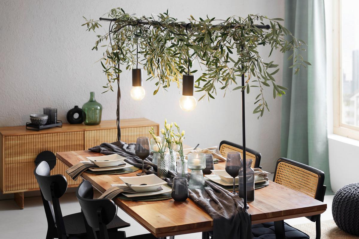DEKORAČNÁ KONŠTRUKCIA NA STÔL RACK - čierna, Modern, kov (90/140cm) - Modern Living