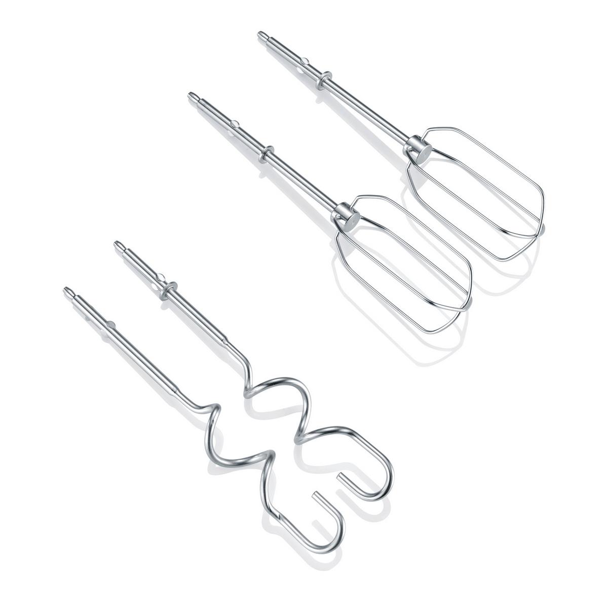 Handmixer Severin Schwarz/Weiß 400W Turboschalter - Edelstahlfarben/Schwarz, Basics, Kunststoff/Metall (9/20/30cm) - Severin