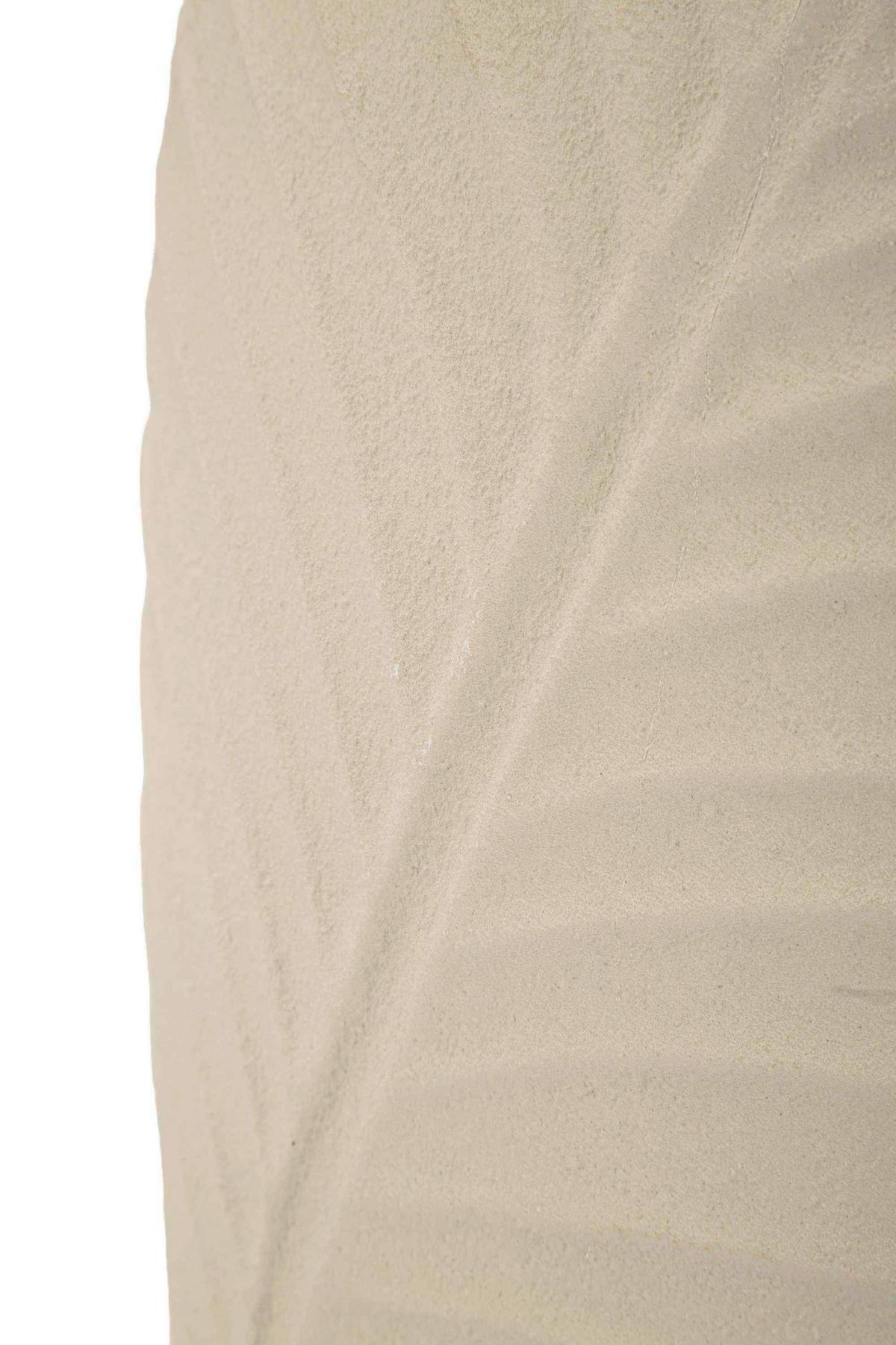 Vase Dune High Creme B: 26 Cm - Creme, Basics, Metall (26/41/11cm)