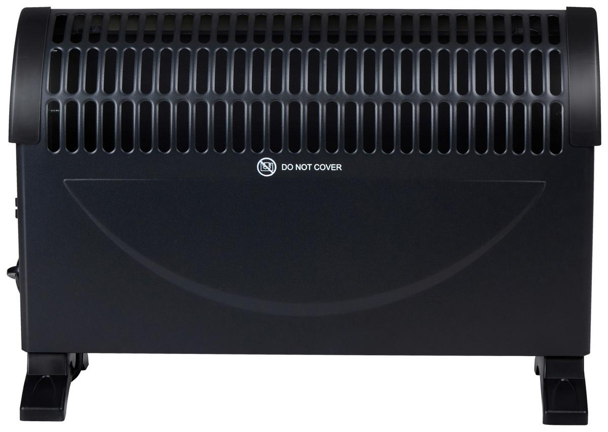 Heizstrahler Convection Heater 1500w - Schwarz, Basics, Kunststoff (50/33/18cm)
