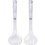Salatbesteck 2-teilig, Transparent - Transparent, Basics, Kunststoff (9/30cm) Salatbesteck 2-teilig, Transparent - Transparent, Basics, Kunststoff (9/30cm)